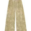 Ada, hope print silk pants