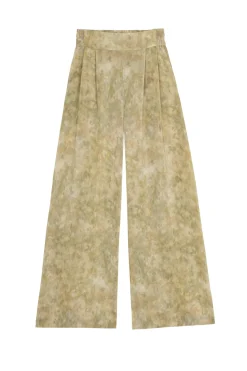 Ada, hope print silk pants