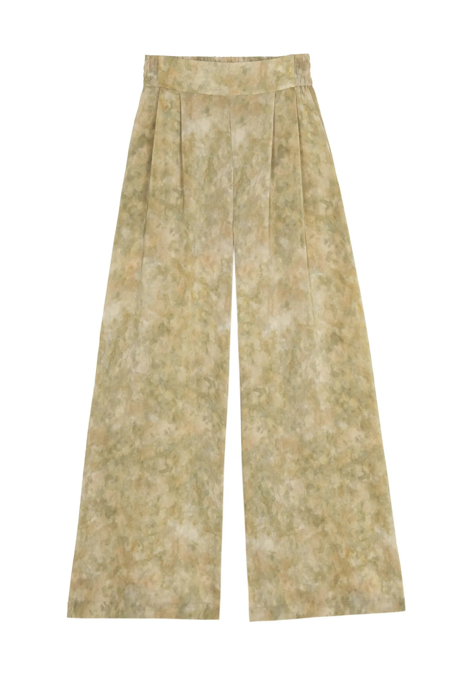 Ada, hope print silk pants