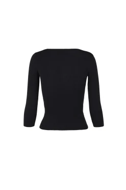 Alaska, graphite long sleeve sweater