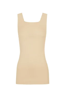 Alaska, ivory tank top