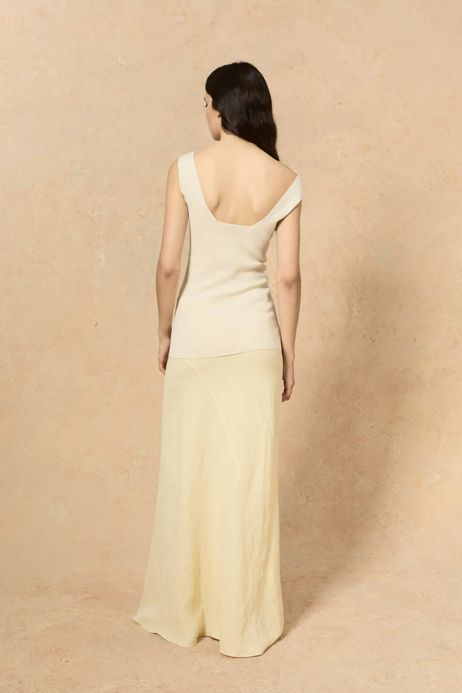 Alaska, ivory tank top