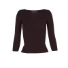 Alaska, plum long sleeve sweater