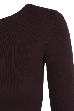 Alaska, plum long sleeve sweater