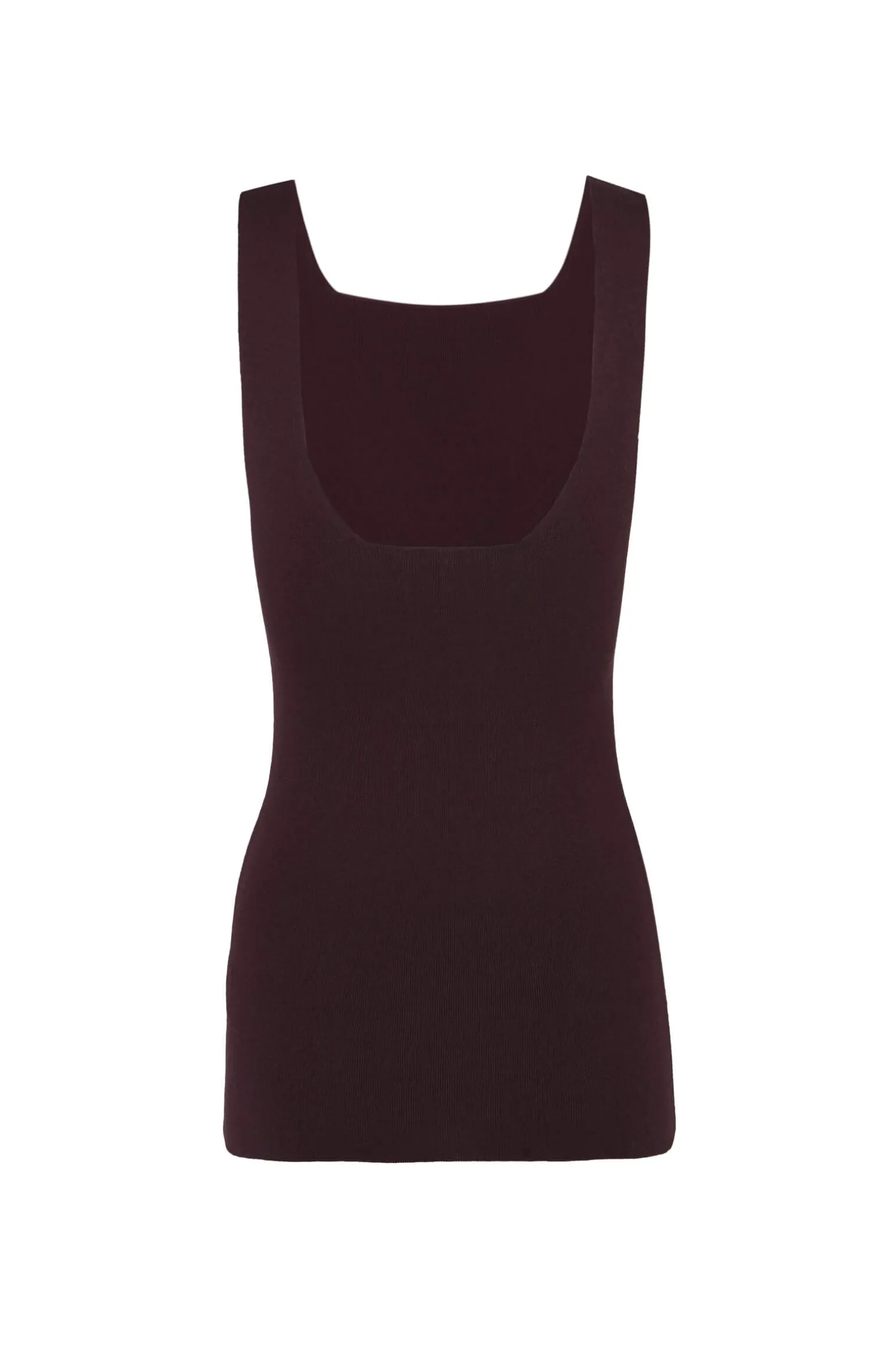 Alaska, plum sleeveless top