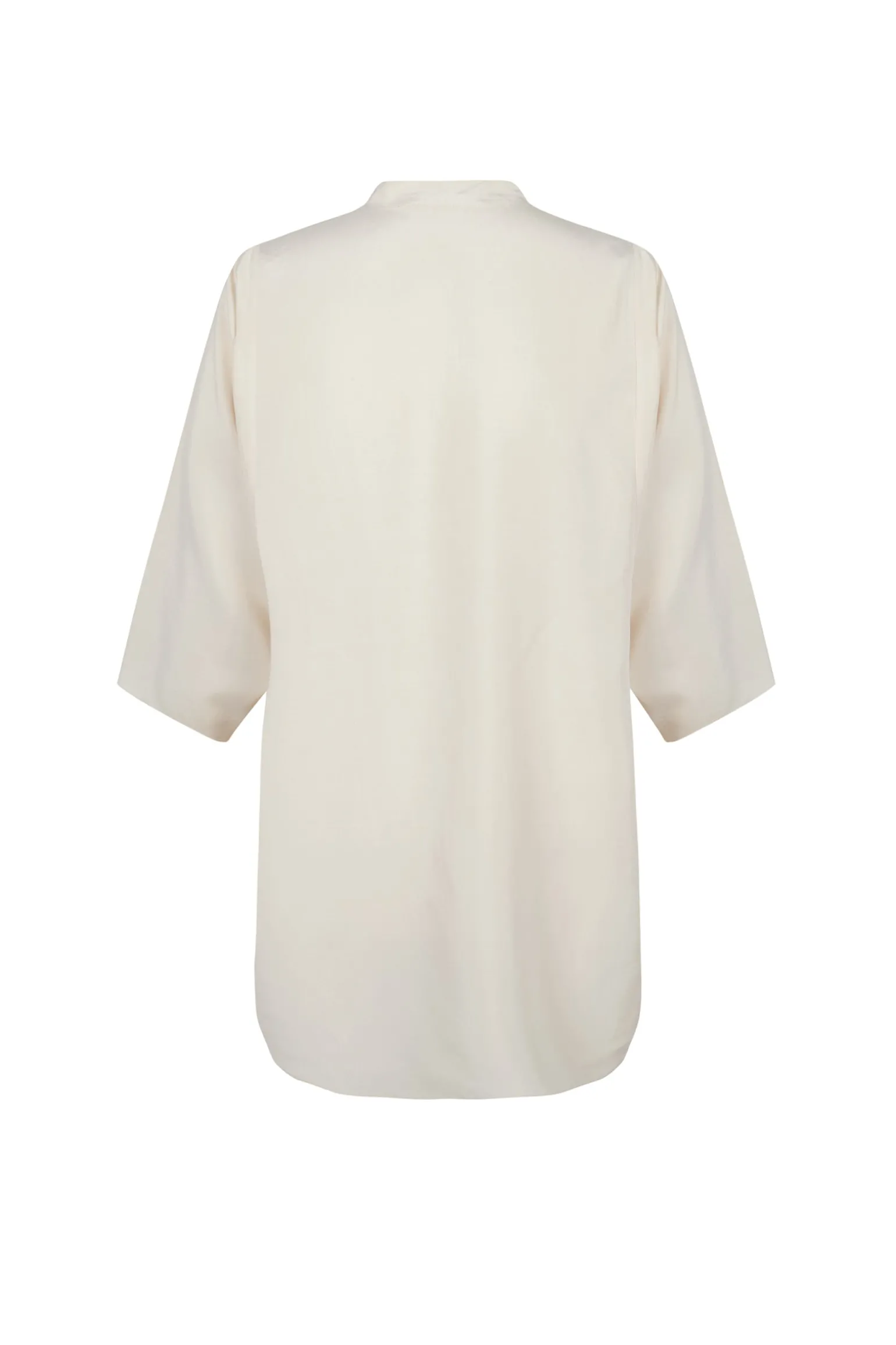 Alba, vanilla silk shirt