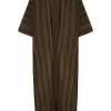 Alex, striped jacquard coat