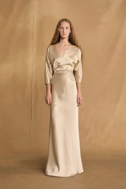 Amara, champagne dress