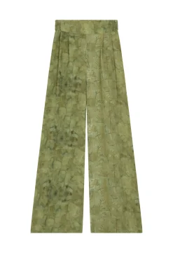 Amina, amantis print silk pants