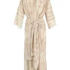 Antibes, irony print silk dress