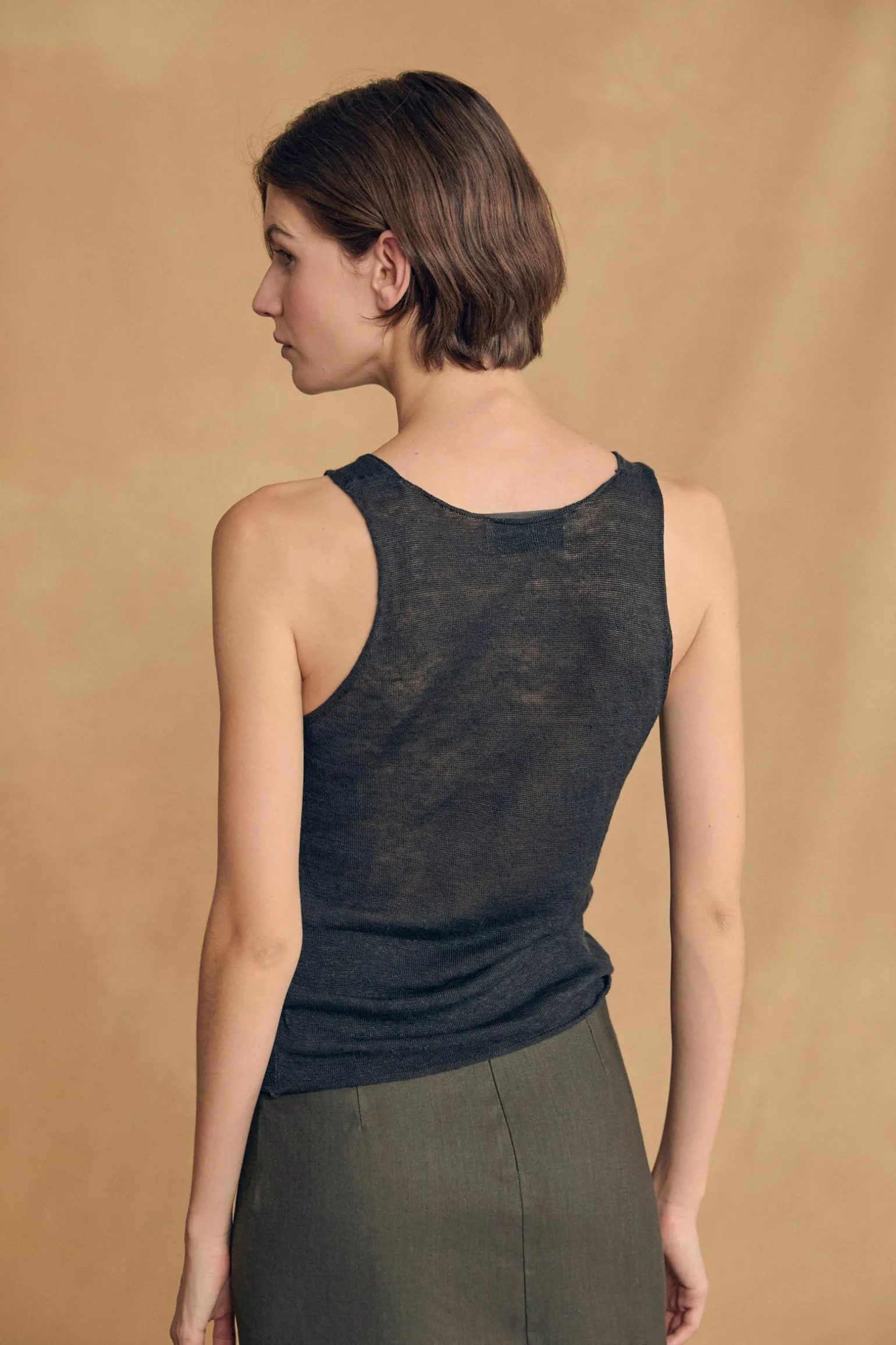 Antico, pink knit top