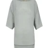 Arena, sky blue ramie top