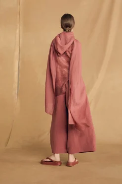 Arena, strawberry hooded scarf