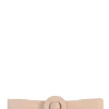 Aro L, thick belt in beige suede