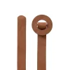 Aro S, thin belt in light brown suede