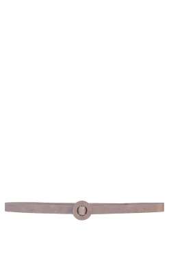 Aro S, thin belt in suede lavender