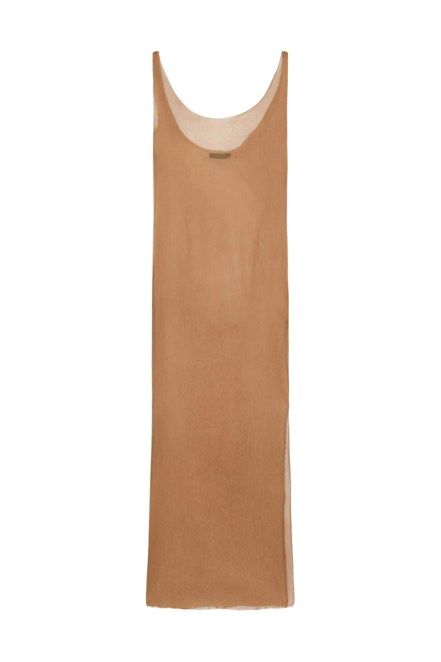 Aura, bronze silk bambula tank top