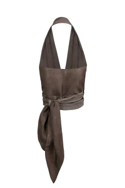 Ave, fade cocoa halter top