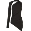 Babar, asymmetric top in graphite stretch cupro