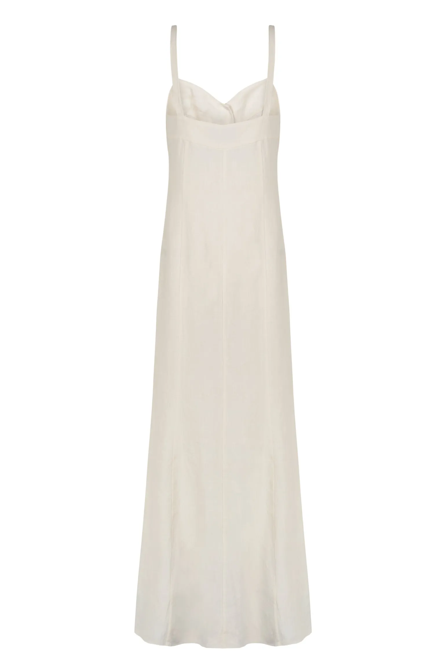 Bambina, ivory linen dress