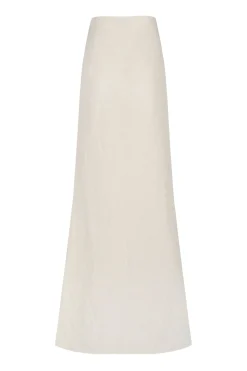 Bambina, ivory linen skirt