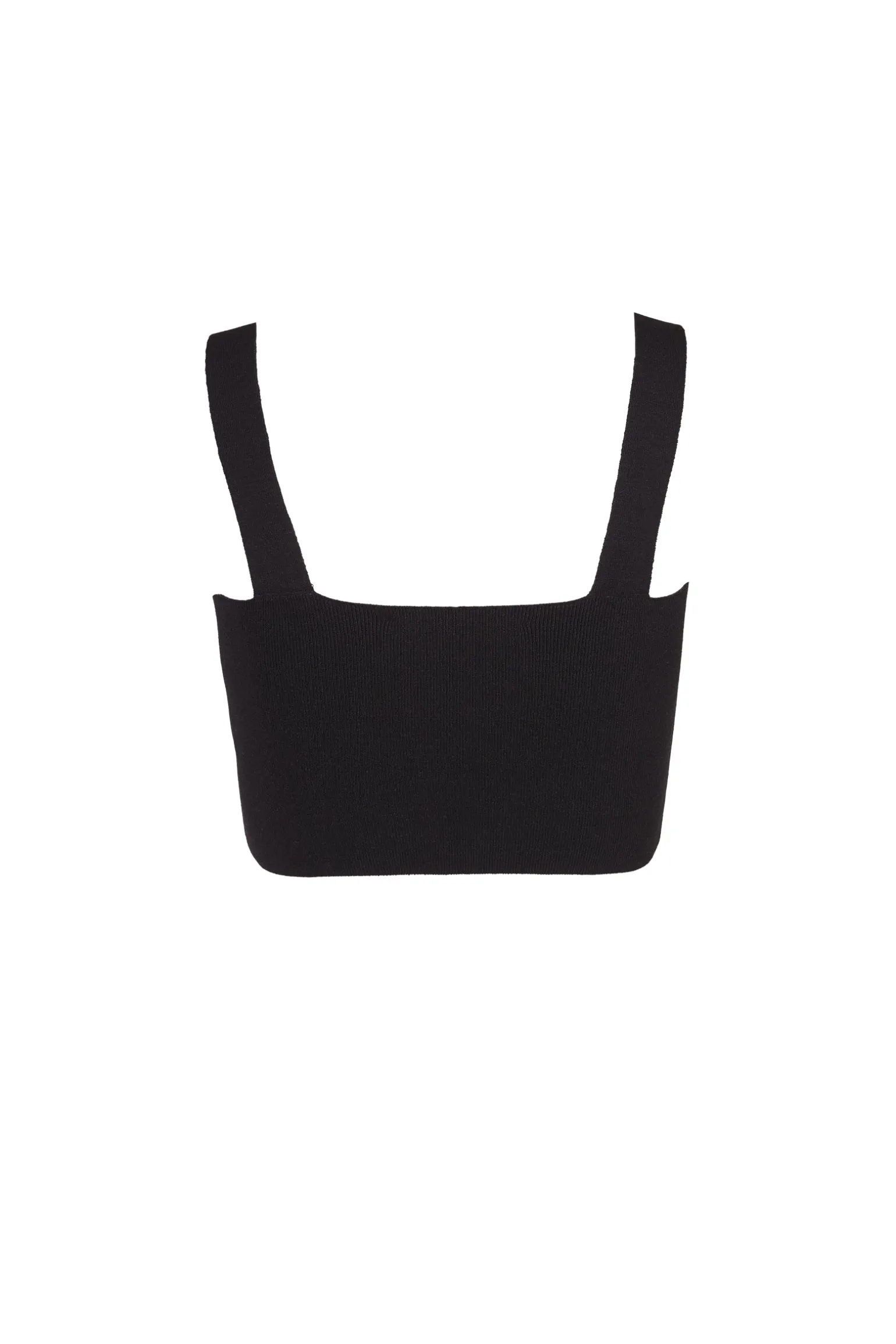 Bambino, bandeau top in black knit