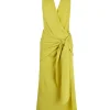 Banane, yellow halter dress