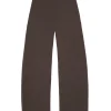Bawa, brown high-waisted pants