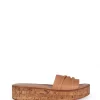 Beth, caramel flat sandal