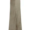 Bimba, long skirt in grey maltinto linen