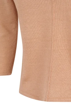 Botanica, light peach linen knit sweater