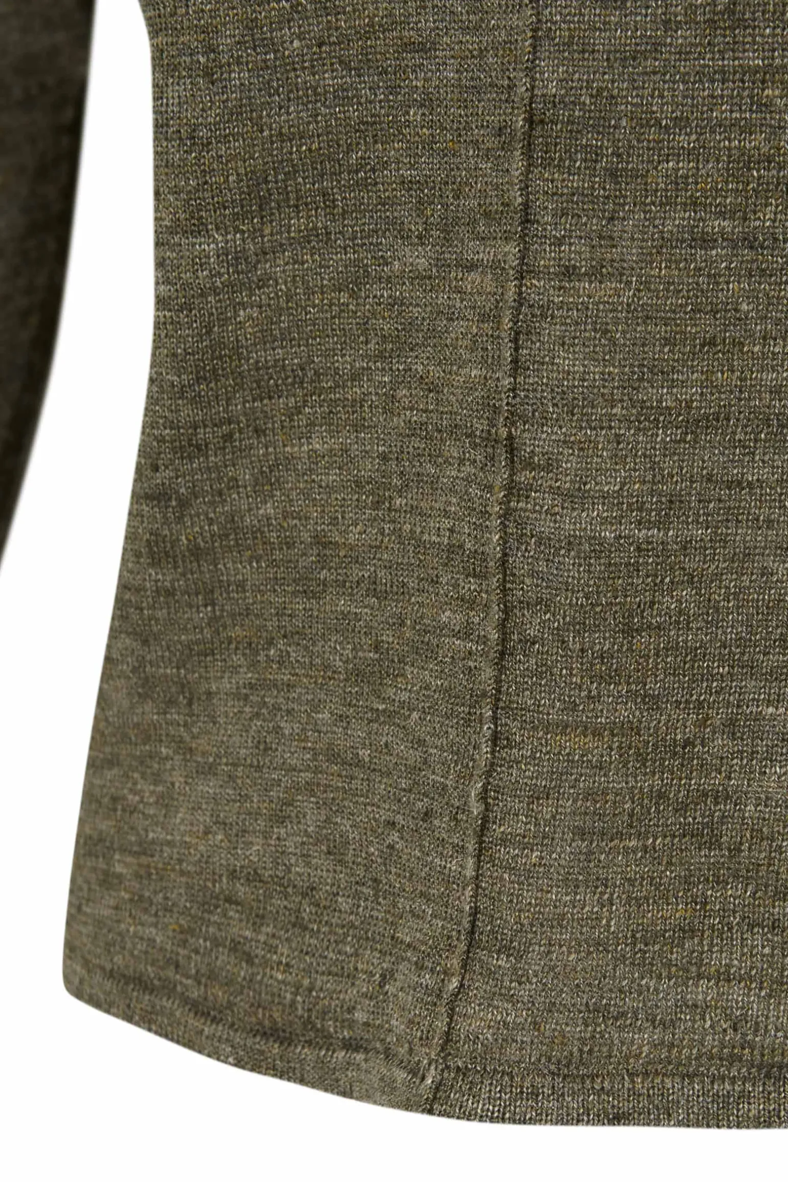 Botanica, melange green linen knit sweater