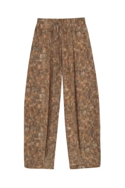 Braque, cube print silk pants