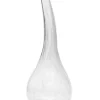 Calabaza, grey blown glass vase