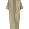 Cali, fade green linen coat
