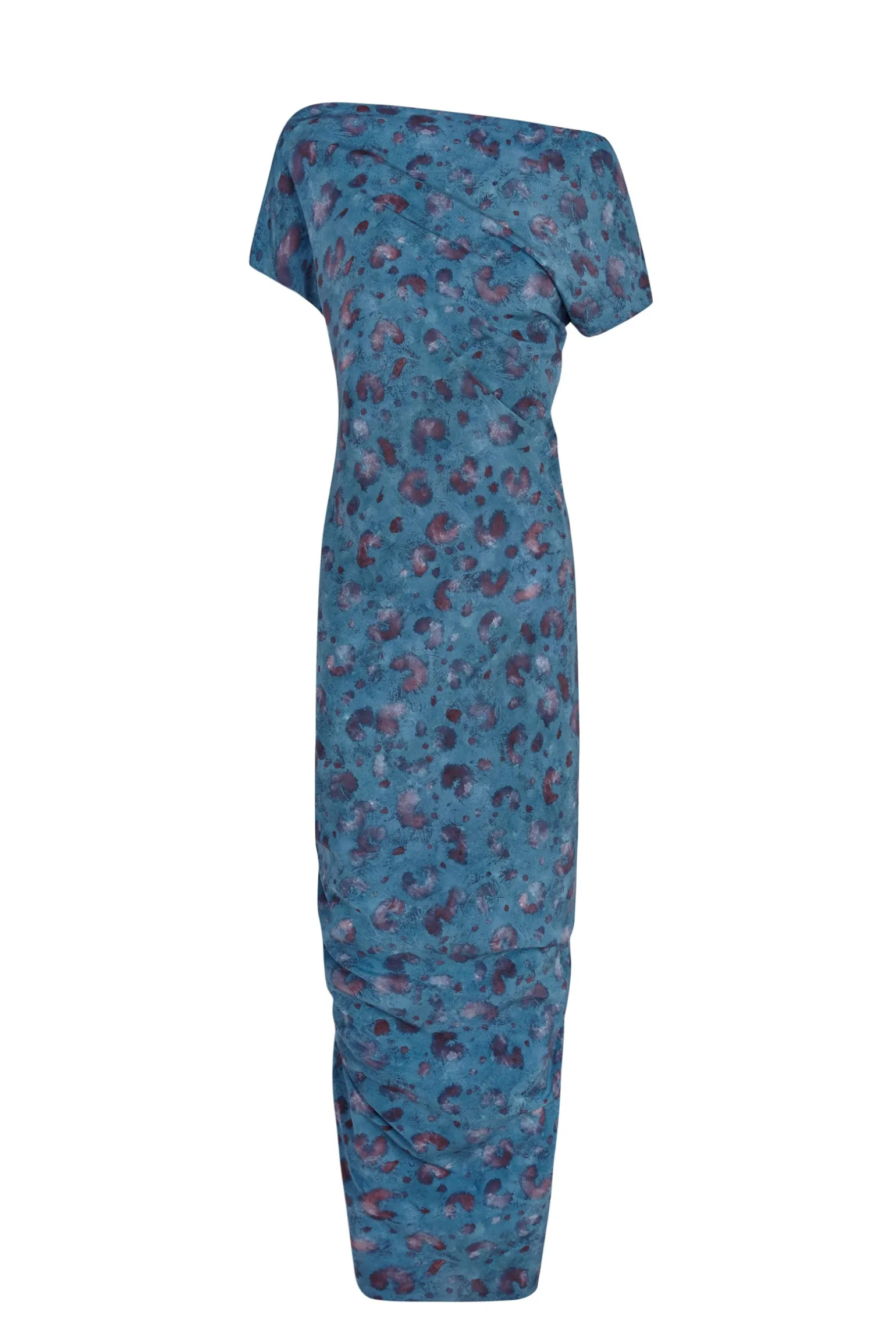 Camaron, stretch silk isla print dress