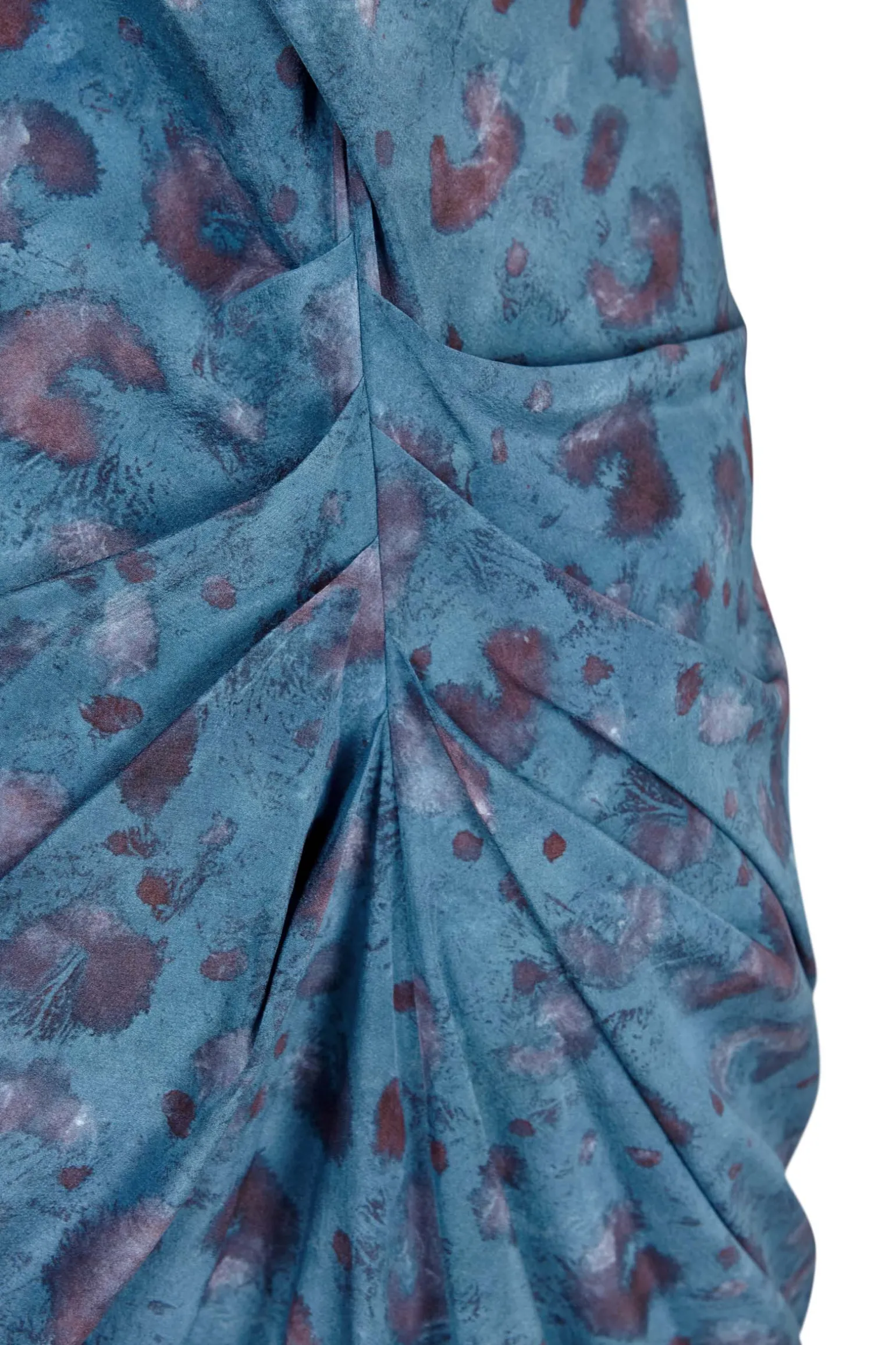 Camaron, stretch silk isla print dress