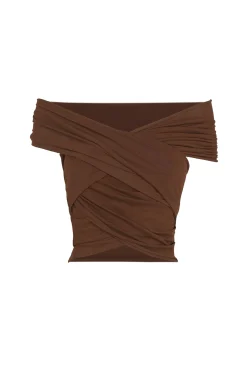 Canela, cinnamon crop top