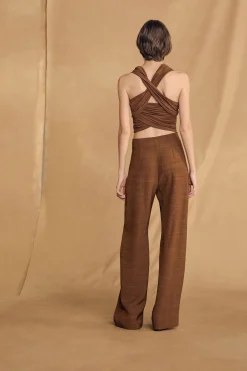 Canela, cinnamon crop top