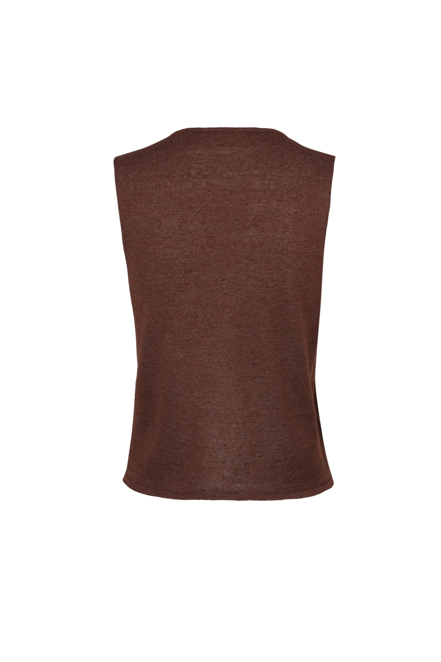Canton, maroon knitted waistcoat