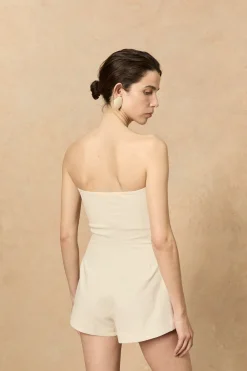 Canvas, ivory jumpsuit
