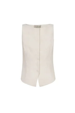 Canvas, ivory vest