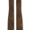 Carey, animal print silk mittens
