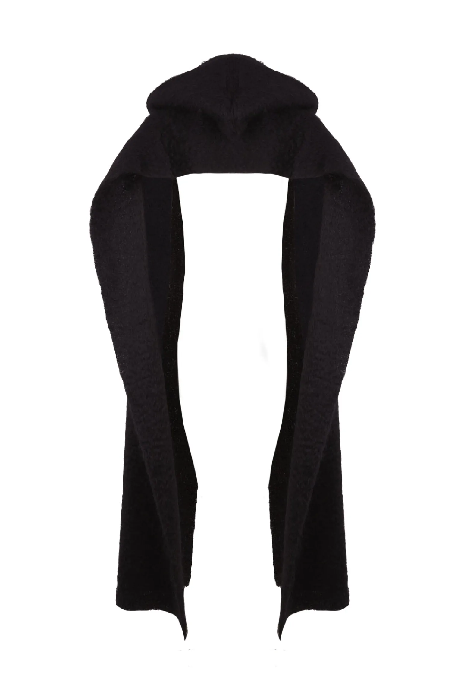 Ciel, black mohair hood