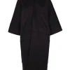 Ciel, long black mohair jacket