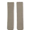 Circ, baby alpaca and silk leg warmers gray
