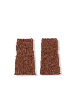 Circ, blush baby alpaca and silk mittens