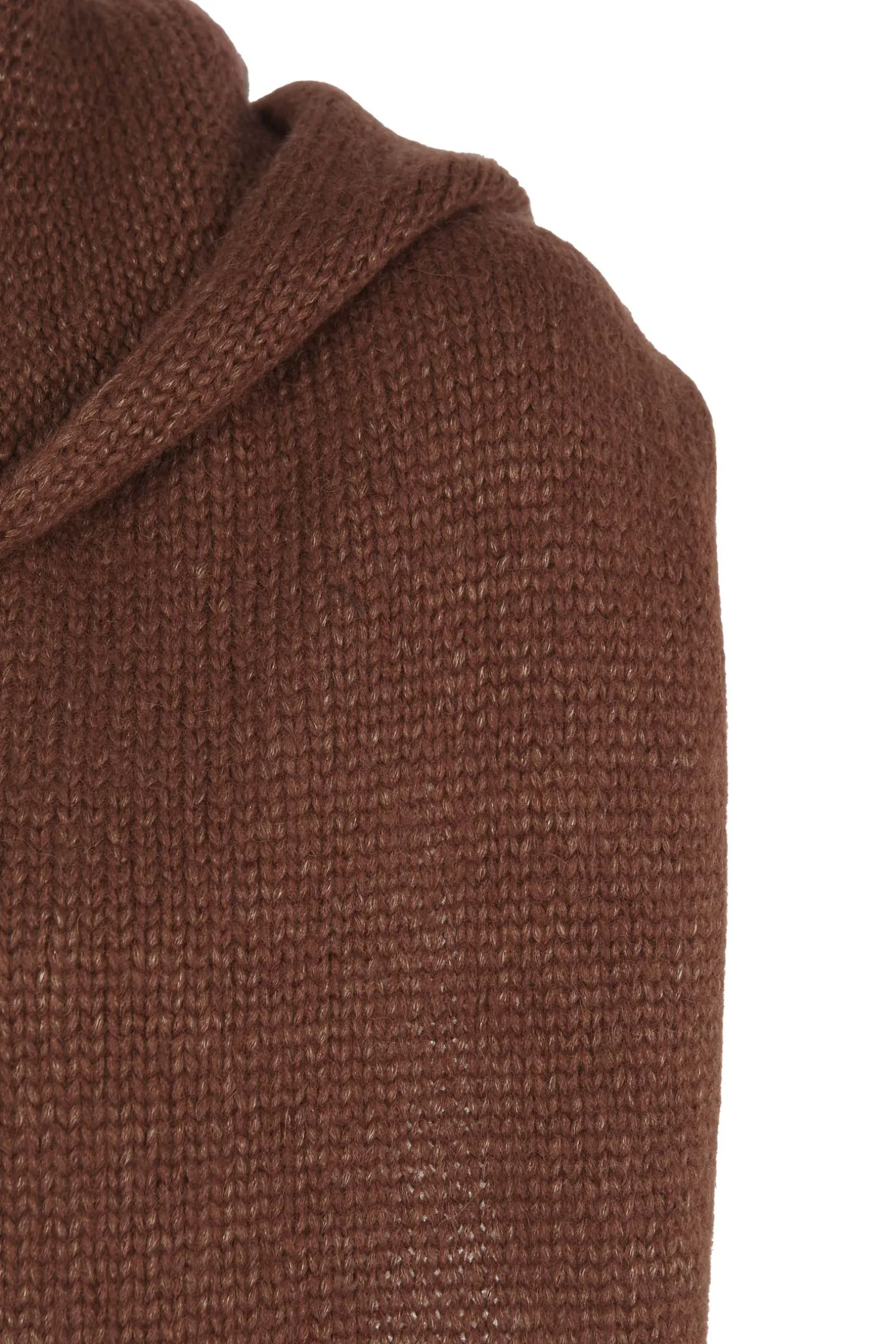 Circ, blush scarf in baby alpaca and silk