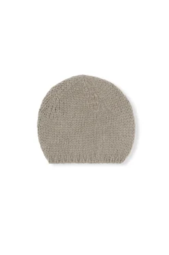 Circ, gray beanie in baby alpaca and silk