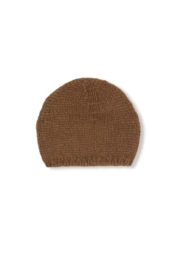 Circ, tobacco beanie in baby alpaca and silk